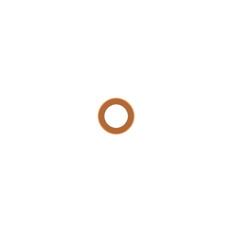 Klingersil 3/8" Flat Gasket 15x10x2 mm - General Use