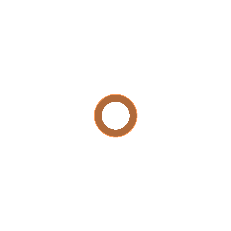 Klingersil 1/2" Flat Gasket 18x12x2 mm - General Use