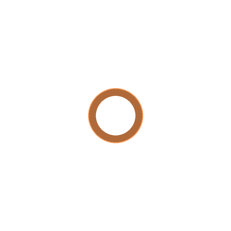 Klingersil 3/4" Flat Gasket 23x17x2 mm - General Use